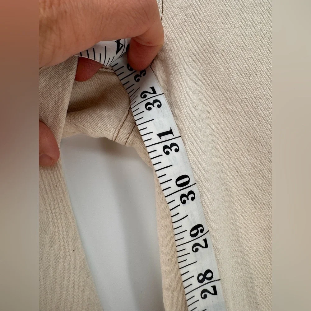 D’Jeans by Donna Degnan Natural Raw Straight Ecru Jeans, NWT - Picture 6 of 9